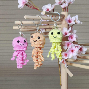 Schlüsselanhänger Qualle